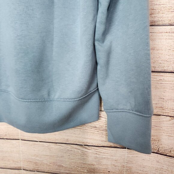 NWT Life Is Good Men's Hoodie M Sweatshirt Chair Relaxing Light Blue Pockets - Picture 15 of 16